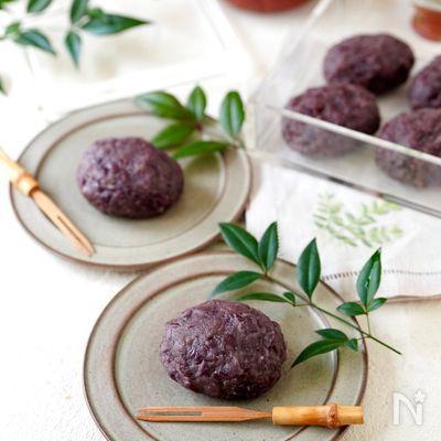 【炊飯器あんこ】の簡単おはぎ