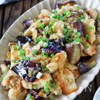 夏に食べたい！やみつき【鶏ささみとなすのねぎだく塩レモン】