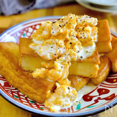 ＼ゆで卵・包丁不要／フライパン10分【厚揚げ南蛮】食材2つ♩