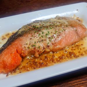 オレンジの作ってみた!投稿(ワンパン10分！【鮭のハニーマスタードソテー】簡単お魚料理♩)