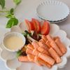 刺身用で簡単!サーモンスティックレモン味噌マヨ添えの工程5