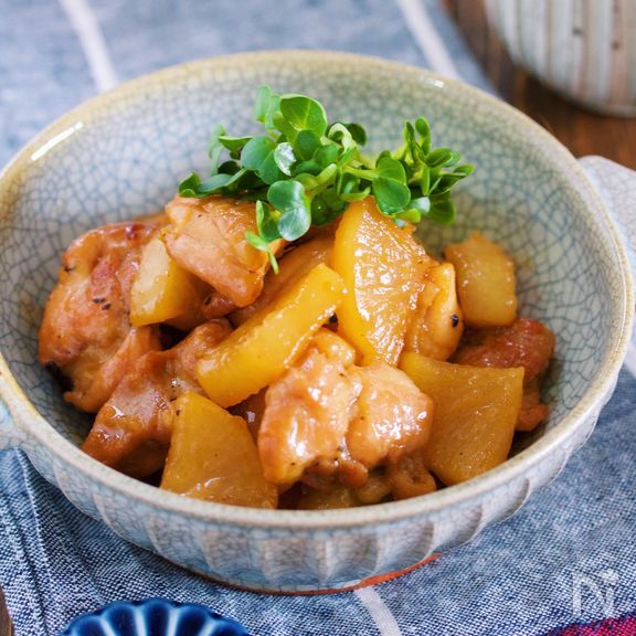 味がしみしみ♪『鶏大根の甘辛照り煮』【作り置き＊お弁当】