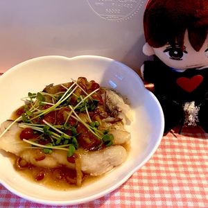 ずみ🍓の作ってみた!投稿(【鱈のなめこみぞれあんかけ】簡単◎とろ〜りみぞれ餡が絶品♪♪)