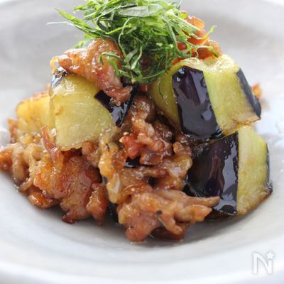 ナスと豚肉の南蛮風炒め