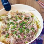 キャベツと豚バラ肉のフライパン蒸し