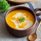 昆布だしで！人参のポタージュ。おかわりしたい美味しいスープ♪