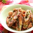 紅生姜がアクセント！ちくわの磯辺揚げ