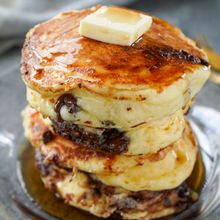 モチっと‼︎なのに豆腐？『豆腐のチョコパンケーキ』混ぜるだけ