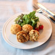 ホクホクじゃがいもと大豆のコロッケ