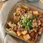 レンジで一発！ごはんが進む『焼肉ダレで満腹肉豆腐』
