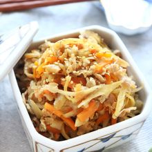 きんぴら風豚小間しぐれ煮