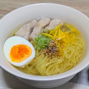 莉子の作ってみた!投稿(【鶏ゆず塩ラーメン】ほっとあったまる♡ごちそうラーメン♪)