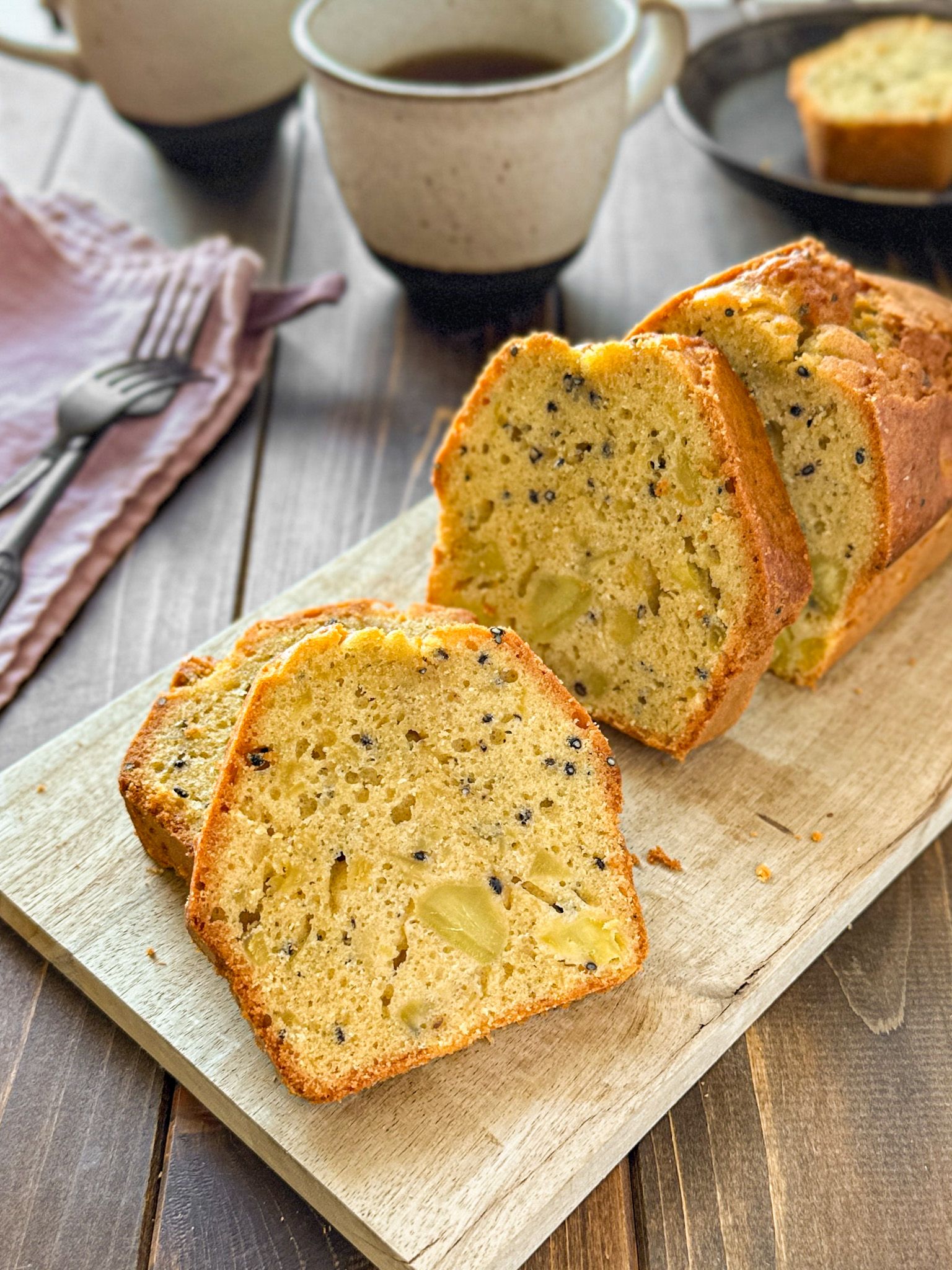 混ぜるだけ♡さつまいものパウンドケーキ】ごろっとしっとり