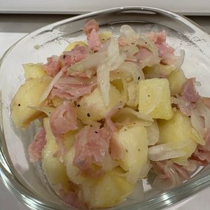 はまりの作ってみた!投稿(生ハムで味が決まる！じゃがいもと生ハムのデリ風サラダ)
