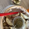 meguの作ってみた!投稿(レンジで簡単♪【茄子と鶏胸肉のレンジ蒸し 黒酢にらだれ】)