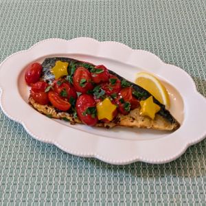 𝔂𝓾𝓶𝓲🍓の作ってみた!投稿(塩サバのイタリアンソテー)