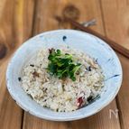 調理時間30秒!!入れて待つだけ【サバ缶の炊き込みご飯】