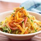 作り置き推奨♡さっぱりおいしいお惣菜屋さん風『春雨サラダ』