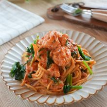 トマトクリームパスタ