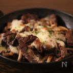 簡単！豪華！牛薄切り肉のポン酢バターソテー