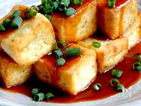 衣もあんも米粉で決まる！カリカリ焼き豆腐の中華あんかけ