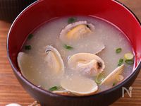 【あさりのお味噌汁】業スーの冷凍あさりで簡単に！