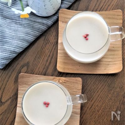 甘酒入り蕪と里芋の和風ポタージュスープ