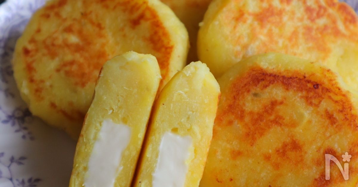さつまいものチーズいももち♡