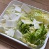 ほっと温まる♪つゆだく【牛こまと白菜のすき煮風】の下準備