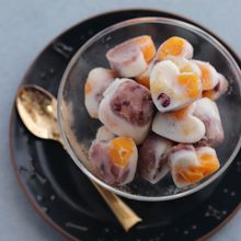まるであの味!練乳あずきフルーツアイス