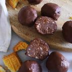 生チョコクッキーボール作り方！[材料2つ・生クリームなし]
