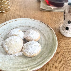グリーンラテの作ってみた!投稿(【スノーボールクッキー】簡単レシピ！食感がたまらない♪)