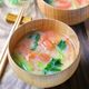 さっぱりおいしい♡『トマトと小松菜のお味噌汁』