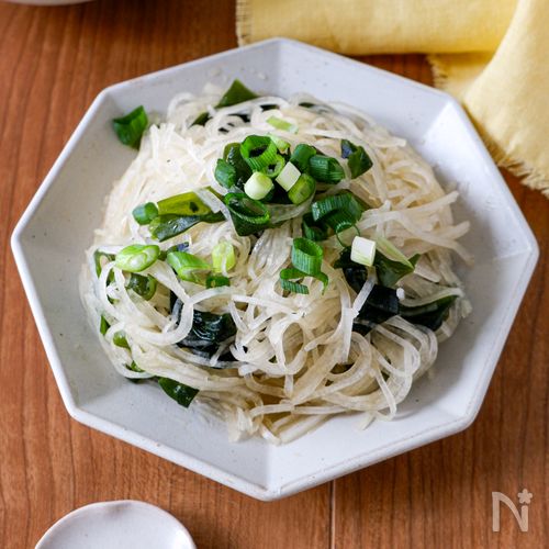 【お助け副菜】大根とわかめの中華風サラダ｜スライサーで爆速！