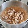 優しい味で、ほっ…♡【肉みぞれうどん】の工程3