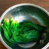 新しいほうれん草の食べ方 ― 塩こんぶ香るぽん酢オイル和えの工程1