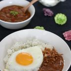 オリーブオイルとカレー粉で作るキーマカレー