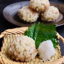 冷凍うどんで
海老団子揚げ