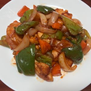 りんごの作ってみた!投稿(【鶏むね肉の野菜たっぷり酢鶏】揚げない簡単!ヘルシーおかず♪)