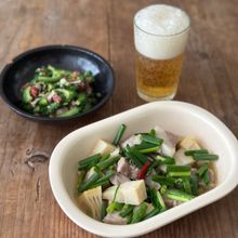ビールに合う！レンチンエスニック　豚肉とたけのこのベトナム風