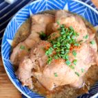 ＼レンジで簡単にやわらかくなる／豚肉のしょうゆ煮
