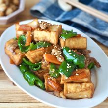 【家常豆腐-ジャージャンドウフ】厚揚げ使用で簡単♩