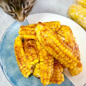 のりのり🐾🎀🤍の作ってみた!投稿(【美味しすぎて止まらない！】焼きとうもろこし)