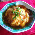 【笑顔があふれる♡とろ〜り甘酢あんの天津飯】幸せふわとろ卵