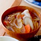 【懐かしの母の豚汁】主役級の一品×野菜たっぷり