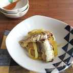 オイルサーディンとたまねぎのカレー風味