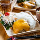 【チーズハンバーグ】我が家の定番！ジューシーでご飯が進む♪