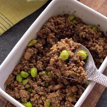 【作り置き】豚ひき肉と枝豆・きのこのカレーそぼろ