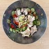 夏野菜たっぷり《ごま酢冷しゃぶサラダ》の工程3