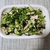 とももの作ってみた!投稿(チキンと豆苗の塩昆布和え♩調味料1つ!シンプル!包丁不要3分)